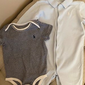 Ralph Lauren polo coverall and onesie bundle